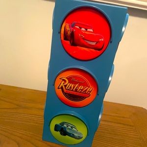 Disney cars street light lamp with lightning McQueen and Route 66 picture